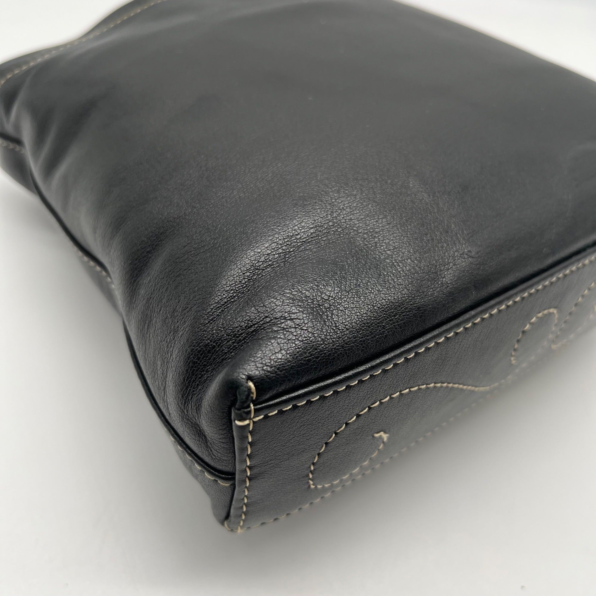 Brighton Black Leather Reversible Jodi Romantic &amp; Victorian Crossbody