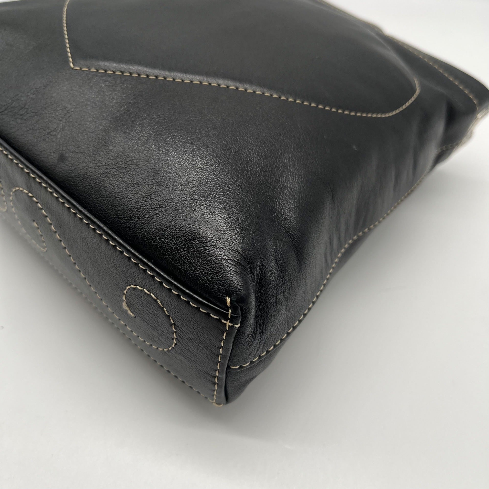Brighton Black Leather Reversible Jodi Romantic &amp; Victorian Crossbody