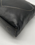 Brighton Black Leather Reversible Jodi Romantic & Victorian Crossbody