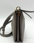 Kate Spade Gray Pebbled Leather Mulberry Street Madeline Crossbody Bag