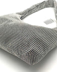 Aqua Maeve Reilly Silver Crystal Shoulder Bag -NWT