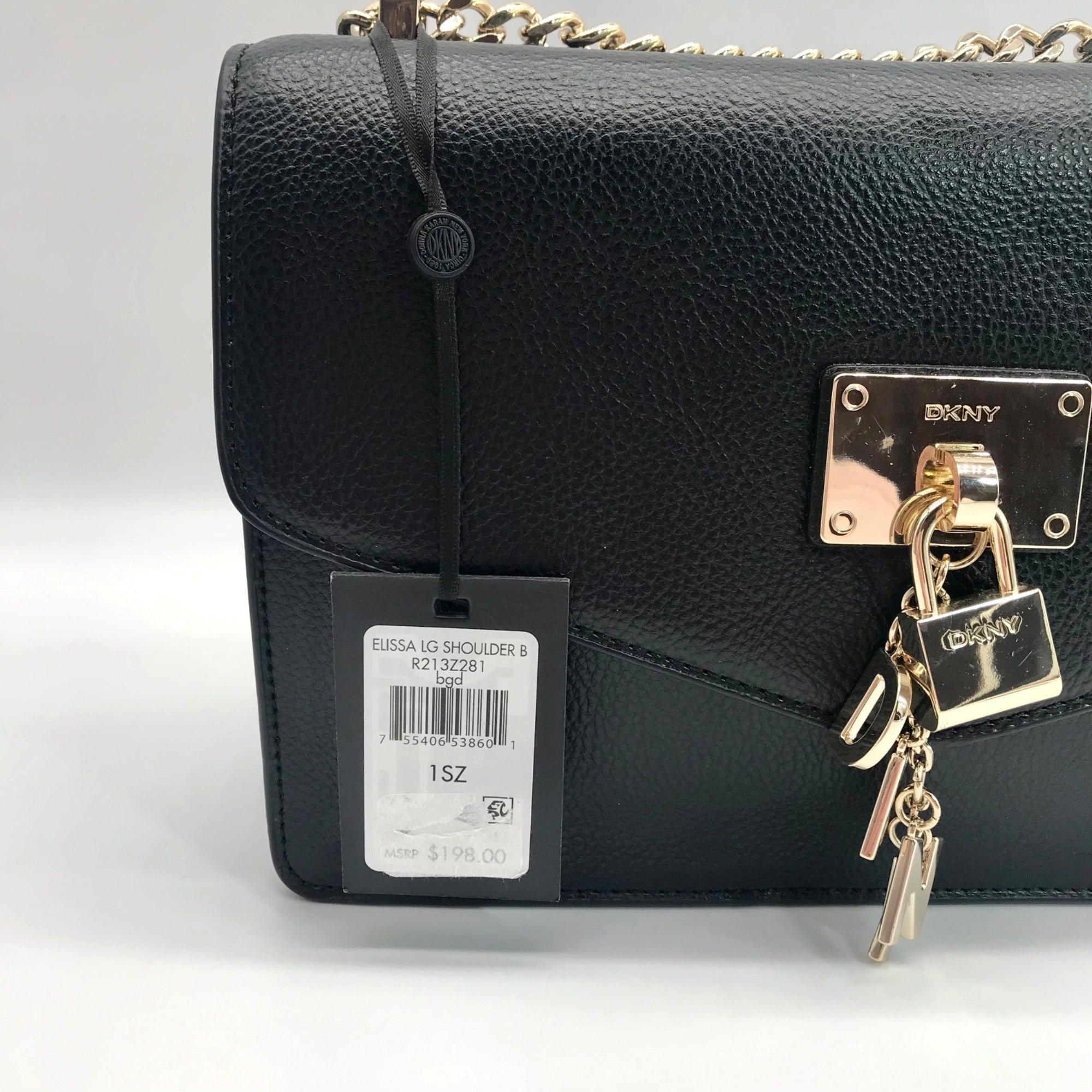 DKNY Black &amp; Gold Shoulder Bag