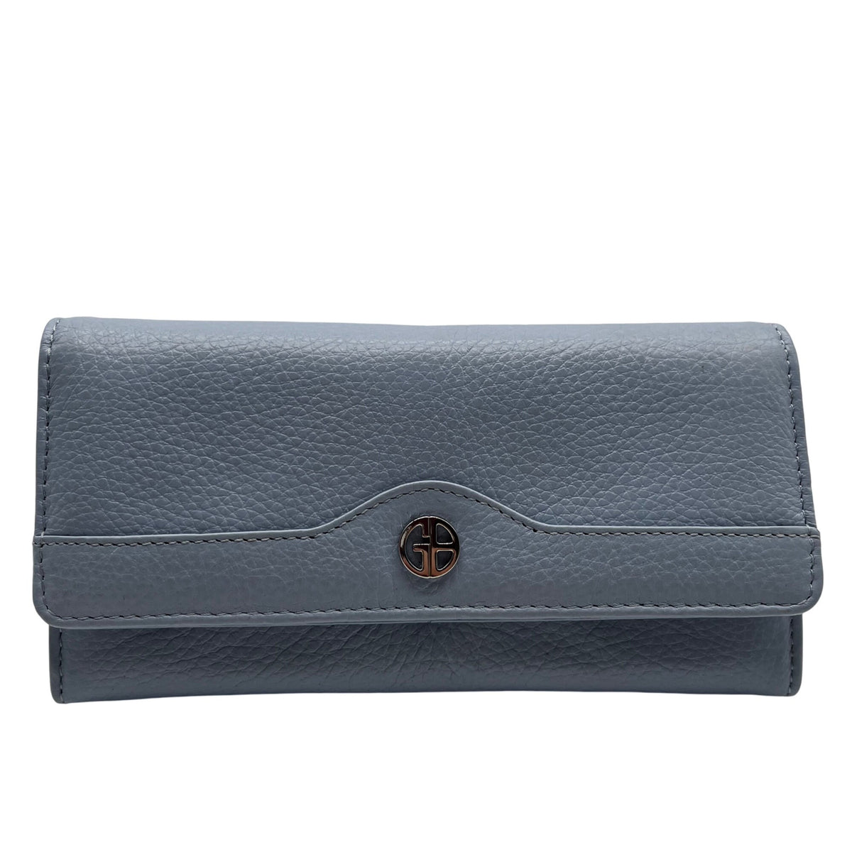 Giani Bernini Chambray Pebble Leather Receipt Wallet