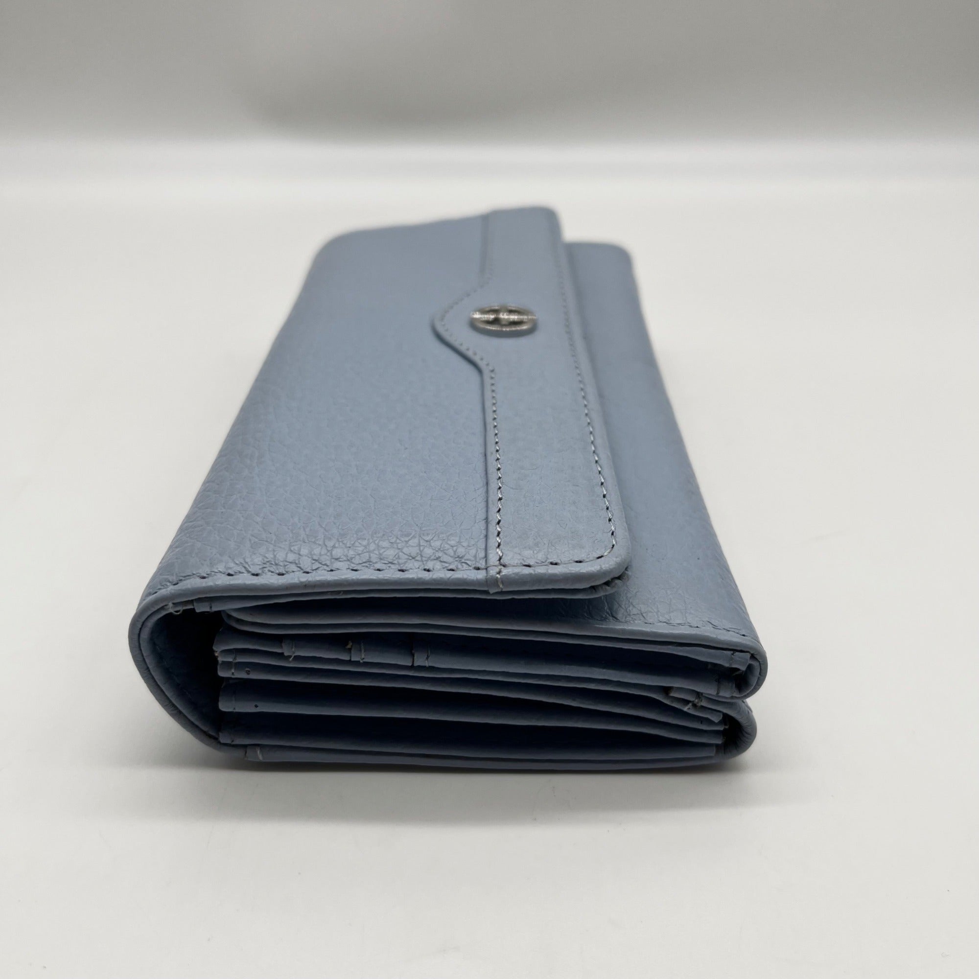 Giani Bernini Chambray Pebble Leather Receipt Wallet
