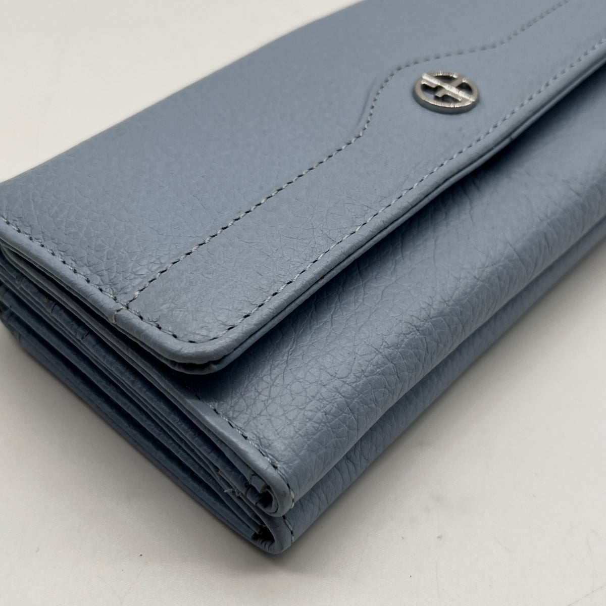 Giani Bernini Chambray Pebble Leather Receipt Wallet