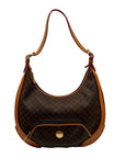 Rioni Brown Signature Monogram Shoulder Bag