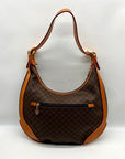Rioni Brown Signature Monogram Shoulder Bag
