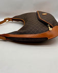 Rioni Brown Signature Monogram Shoulder Bag