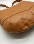 Hobo Slouchy Brown Leather Shoulder Bag