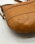 Hobo Slouchy Brown Leather Shoulder Bag