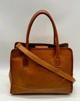 Noonday Collection Tan Leather Bravo Bag