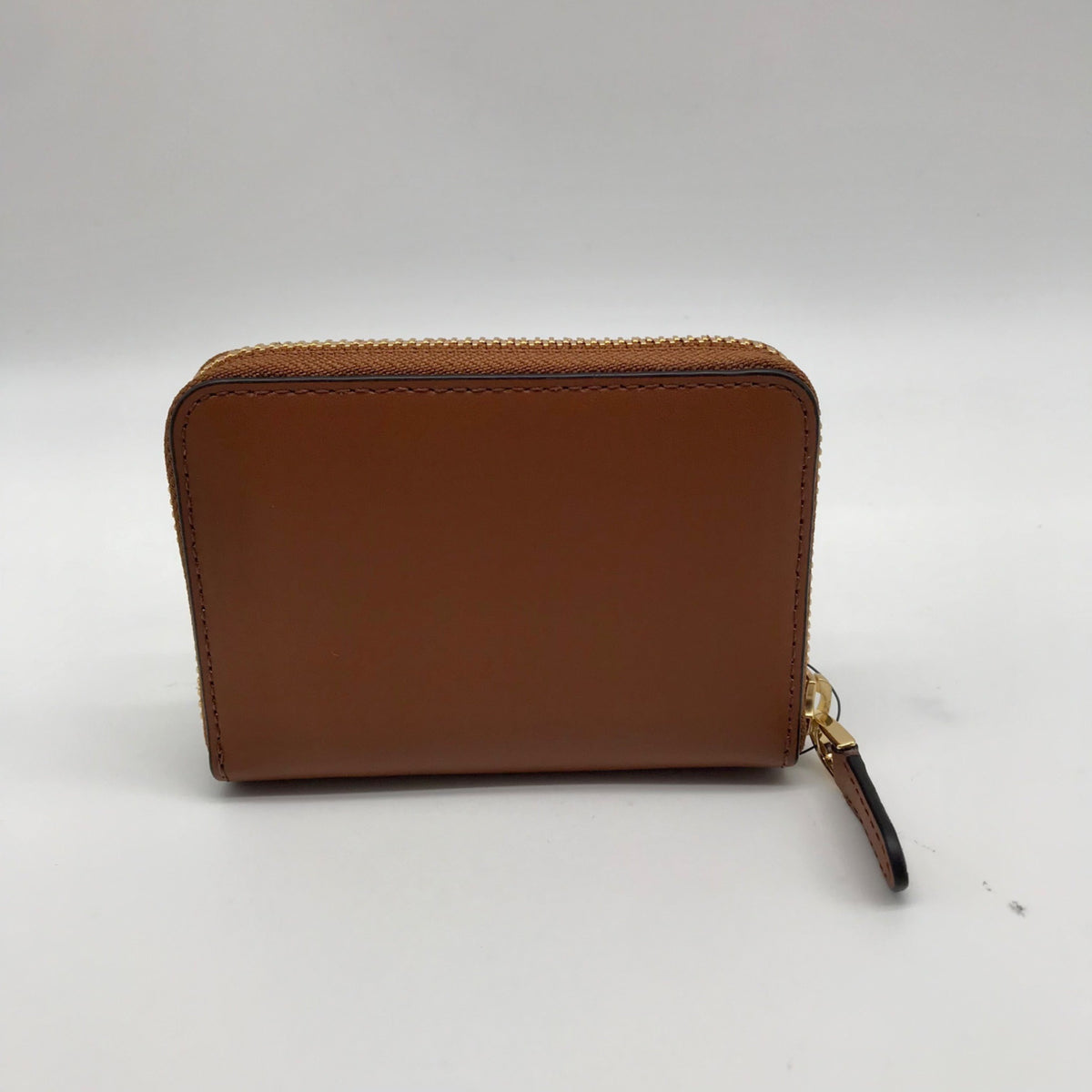 Ralph Lauren Brown Leather Zip Wallet
