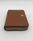 Ralph Lauren Brown Leather Zip Wallet