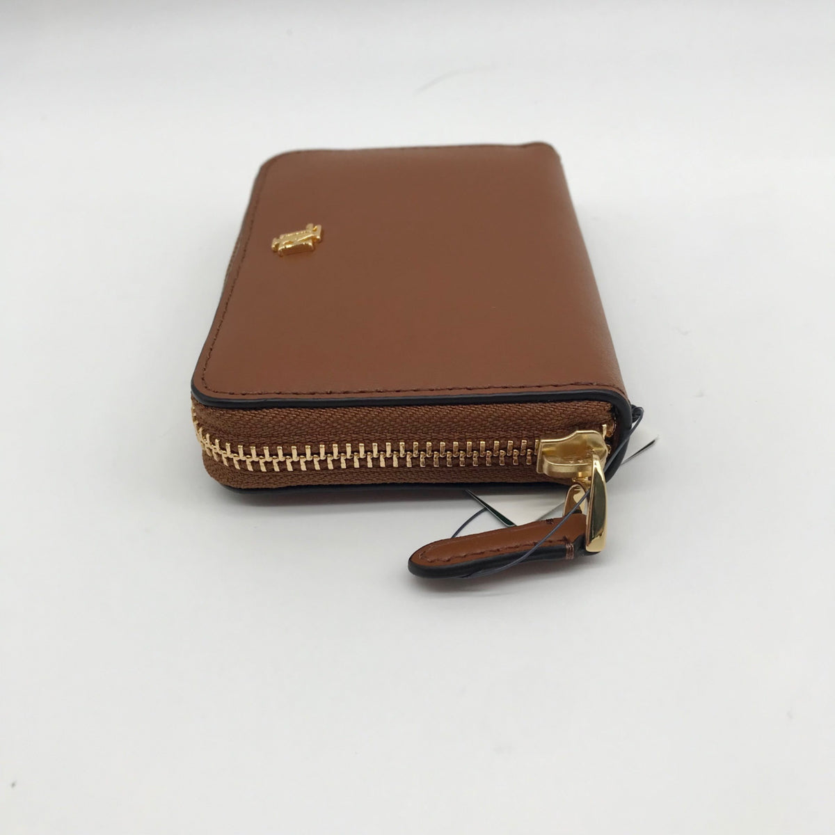 Ralph Lauren Brown Leather Zip Wallet