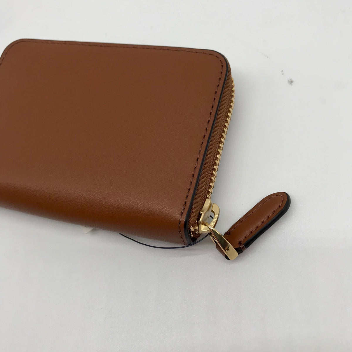 Ralph Lauren Brown Leather Zip Wallet