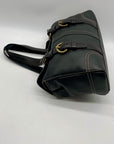 Coach Chealsea Black Pebbled Leather Satchel Bag 10953