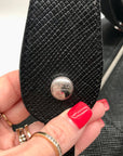 Longchamp Black Leather Hobo Bag