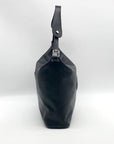Longchamp Black Leather Hobo Bag