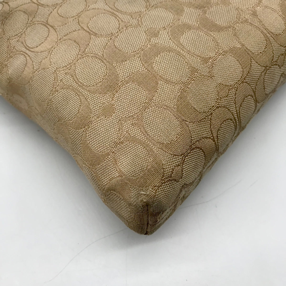 Coach Beige &amp; Tan Signature Jacquard File Crossbody F29960