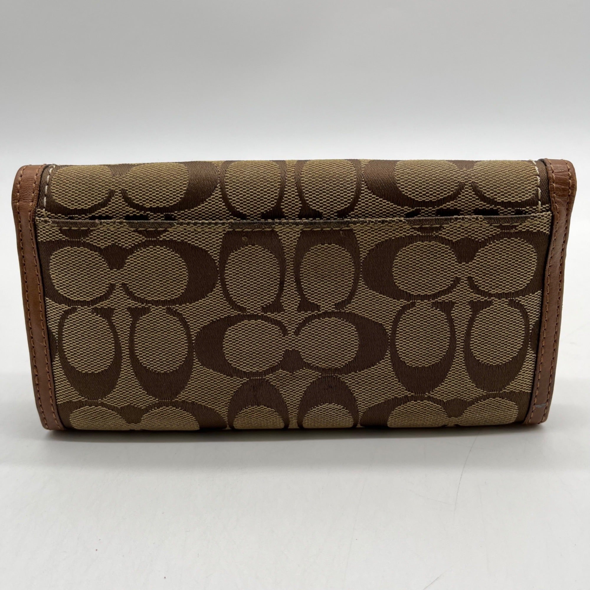 Coach Vintage Signature Soho Buckle Trifold Wallet