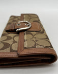 Coach Vintage Signature Soho Buckle Trifold Wallet