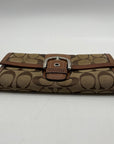 Coach Vintage Signature Soho Buckle Trifold Wallet