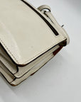 Patricia Nash White Leather Lanza Crossbody Bag