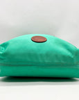 Dooney & Bourke Teal Nylon Double Zip Crossbody Bag