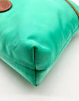Dooney & Bourke Teal Nylon Double Zip Crossbody Bag