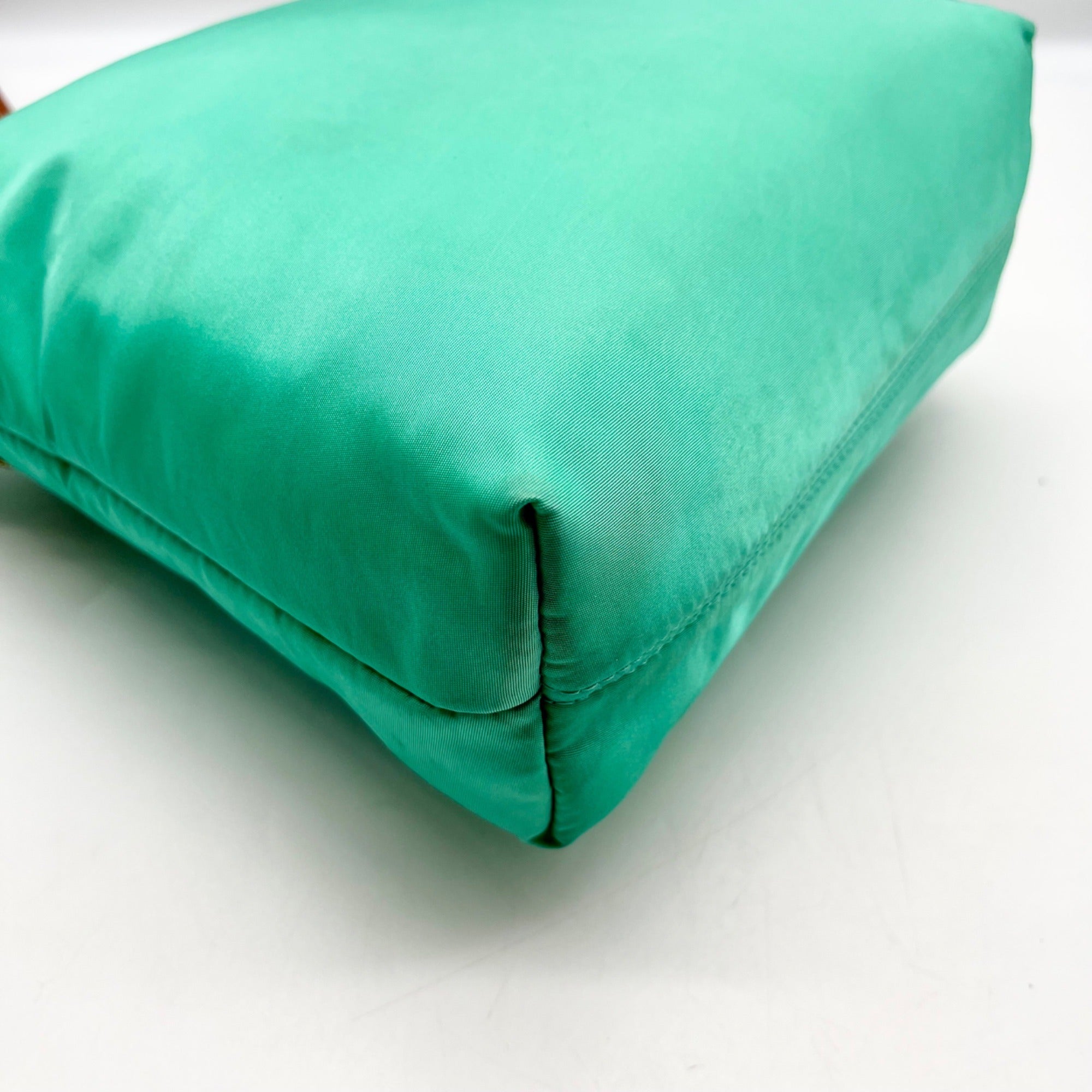 Dooney &amp; Bourke Teal Nylon Double Zip Crossbody Bag