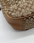Coach Tan Signature Jacquard Messenger Bag F70283