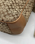 Coach Tan Signature Jacquard Messenger Bag F70283