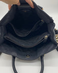 Michael Kors Hamilton Frame Black & Brown Satchel Bag