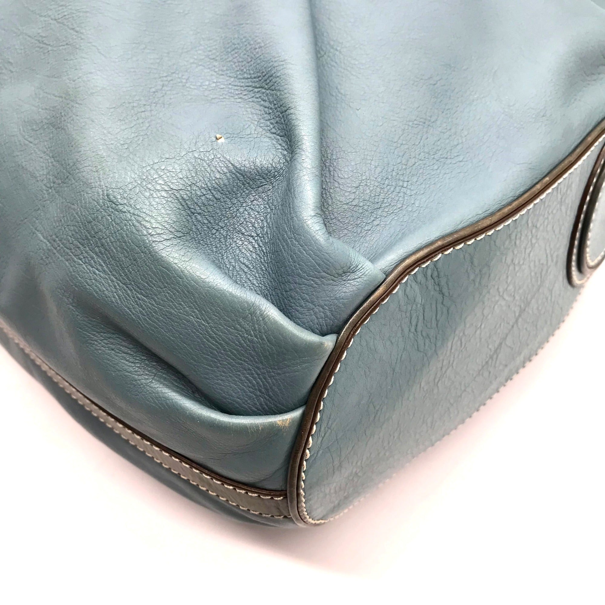 Marc Jacobs Blue Leather Vintage Hobo Bag