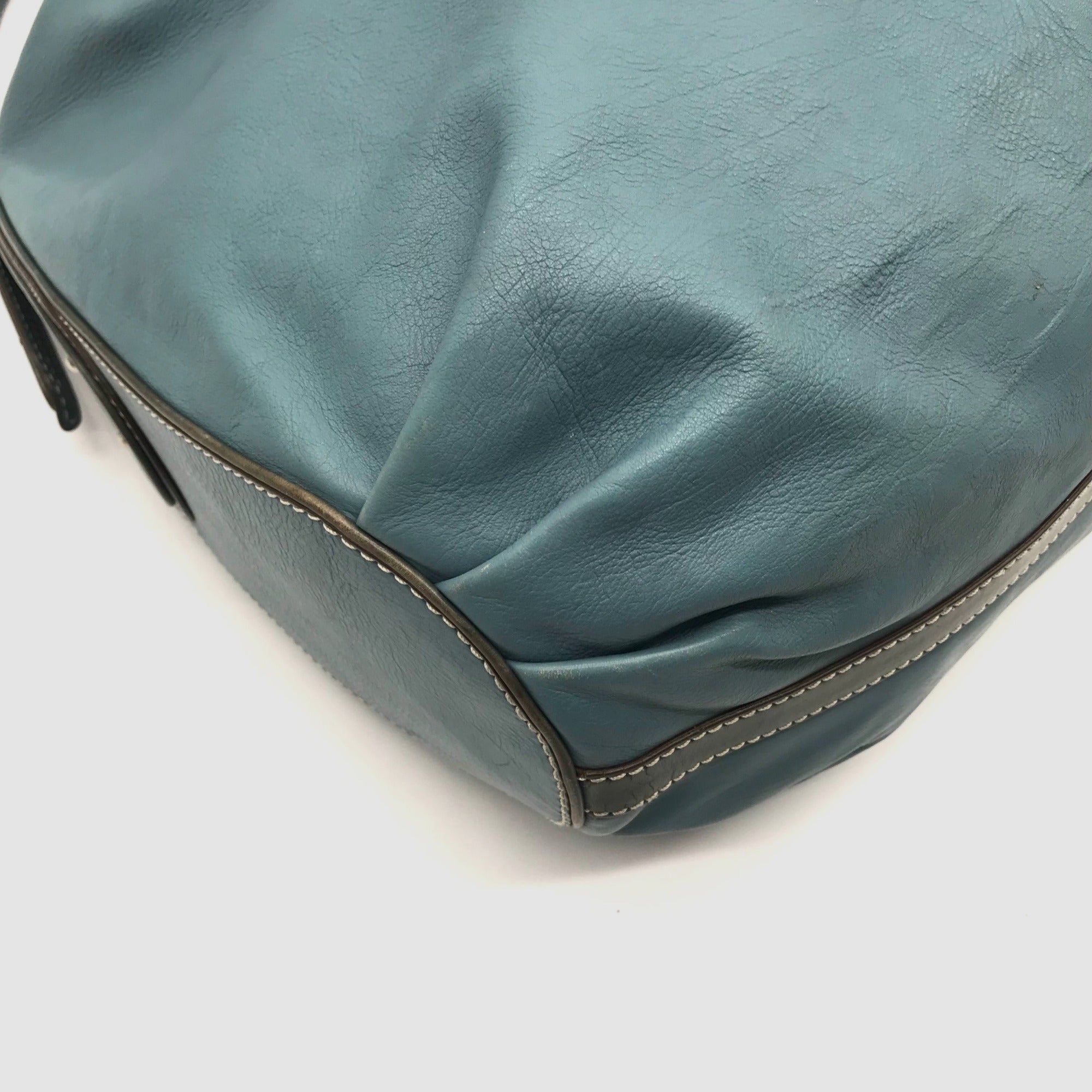 Marc Jacobs Blue Leather Vintage Hobo Bag