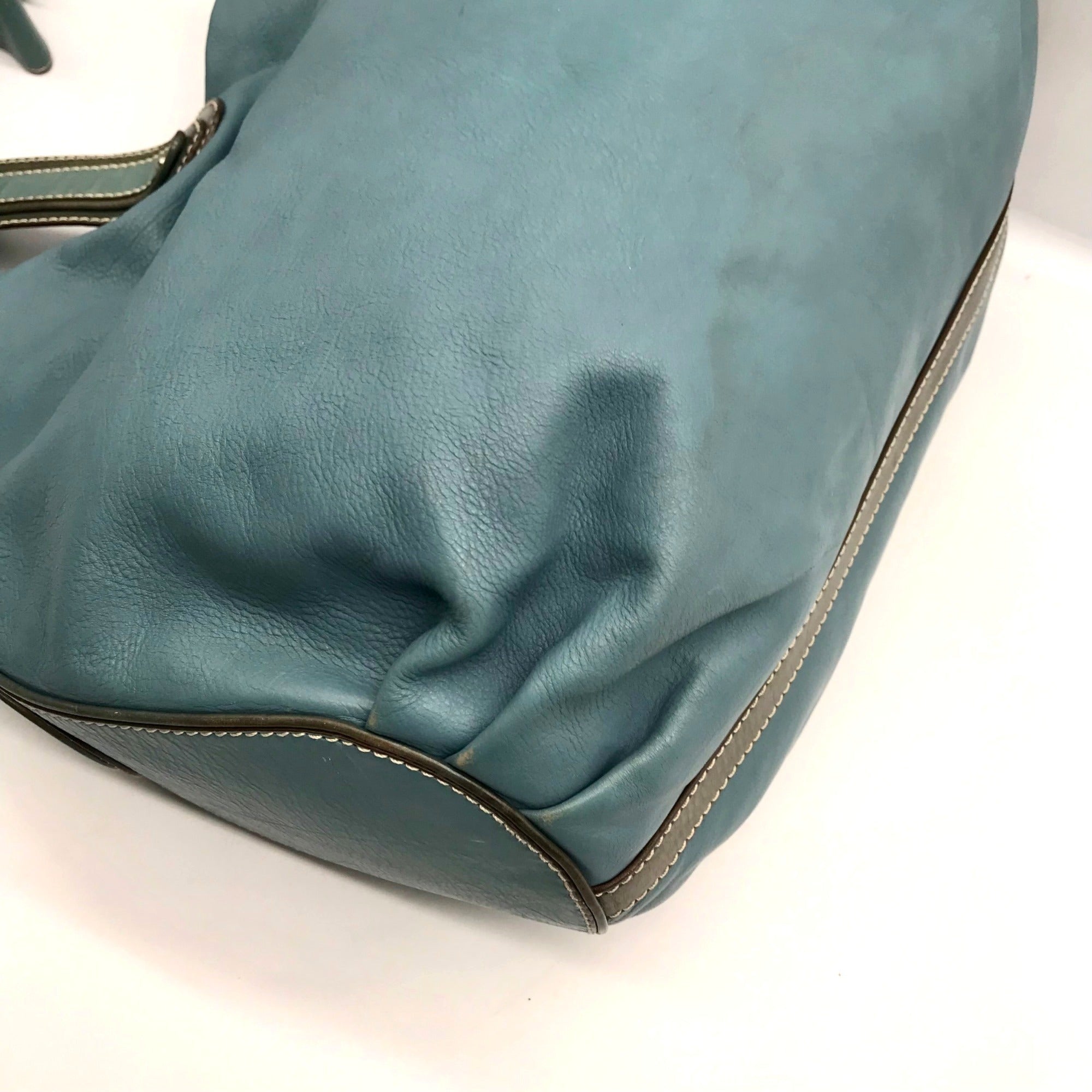 Marc Jacobs Blue Leather Vintage Hobo Bag