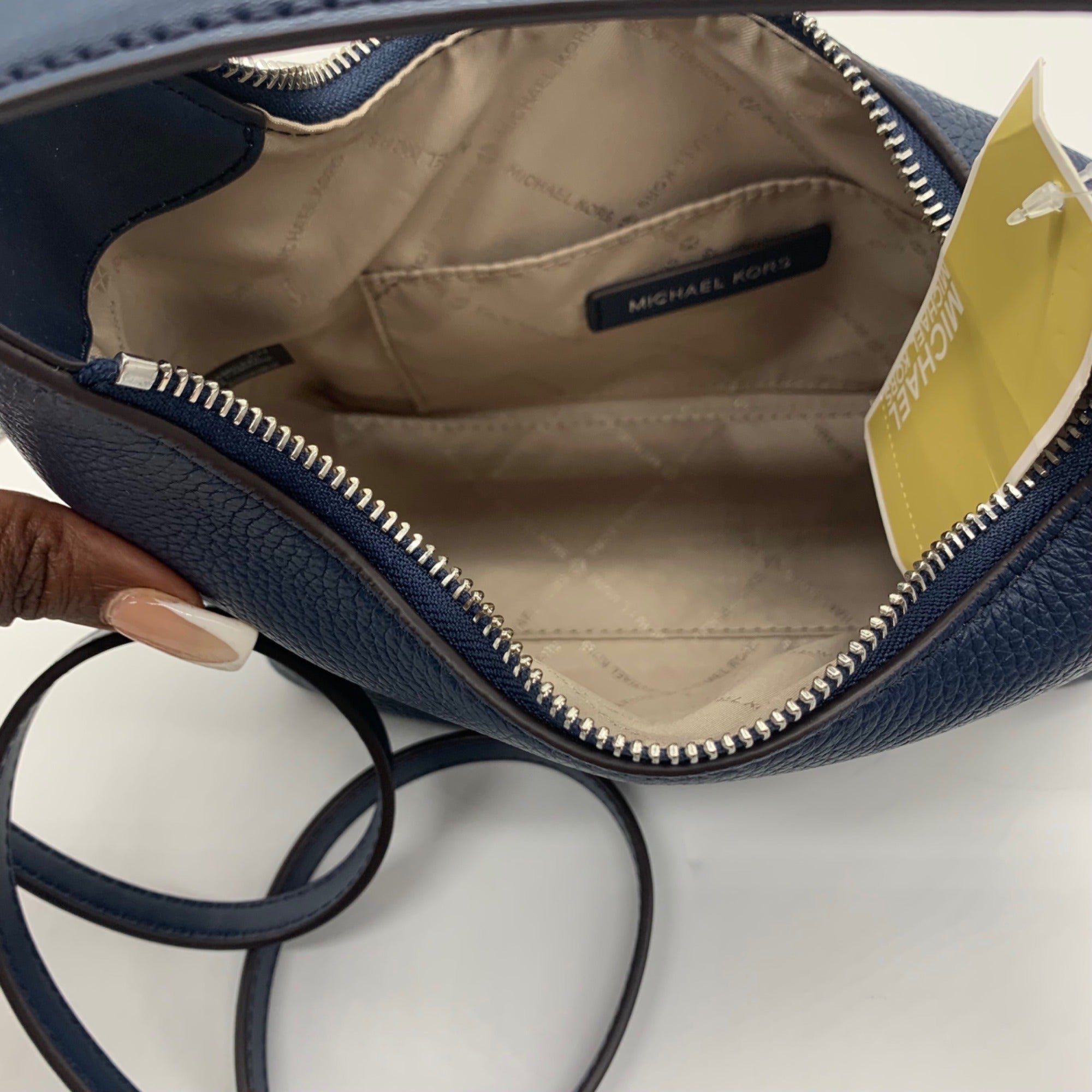 Michael Kors Blue Ember Small Messenger Bag