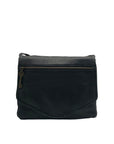 Fossil Black Pebbled Leather Shoulder Bag