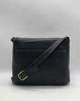 Fossil Black Pebbled Leather Shoulder Bag