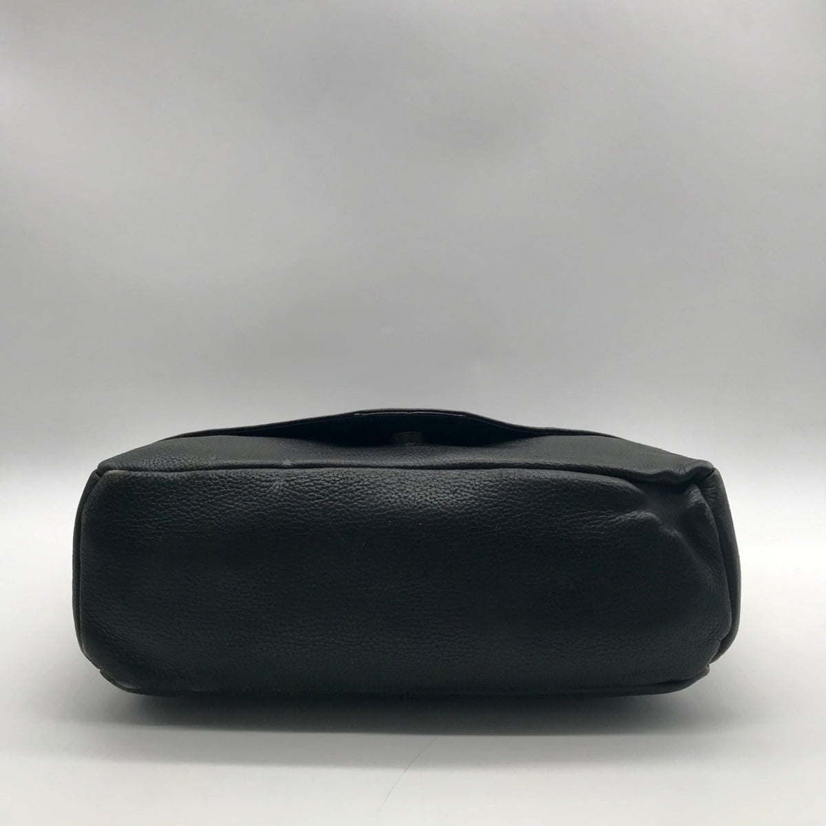 Fossil Black Pebbled Leather Shoulder Bag
