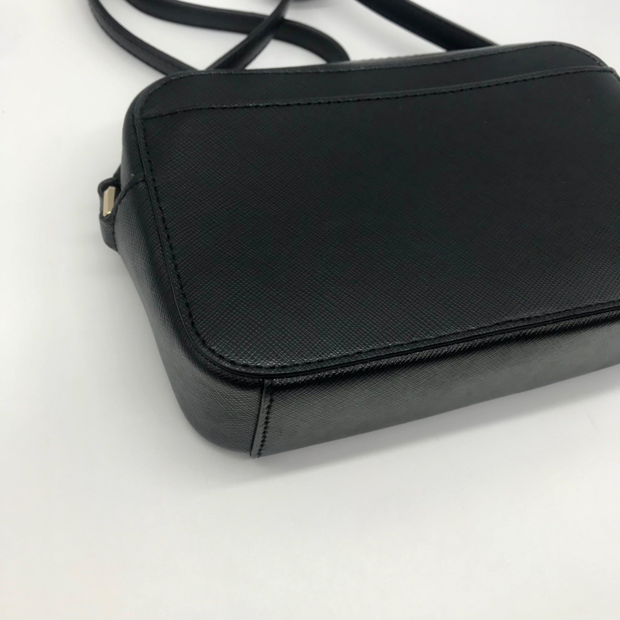 Kate Spade Black Saffiano Leather Mini Camera Bag