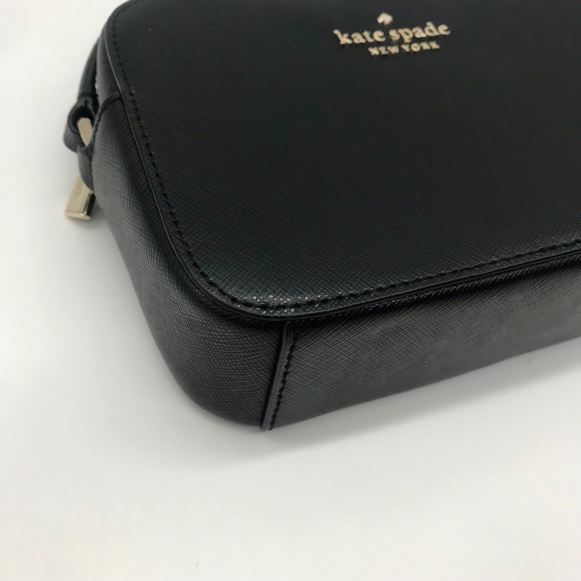 Kate Spade Black Saffiano Leather Mini Camera Bag