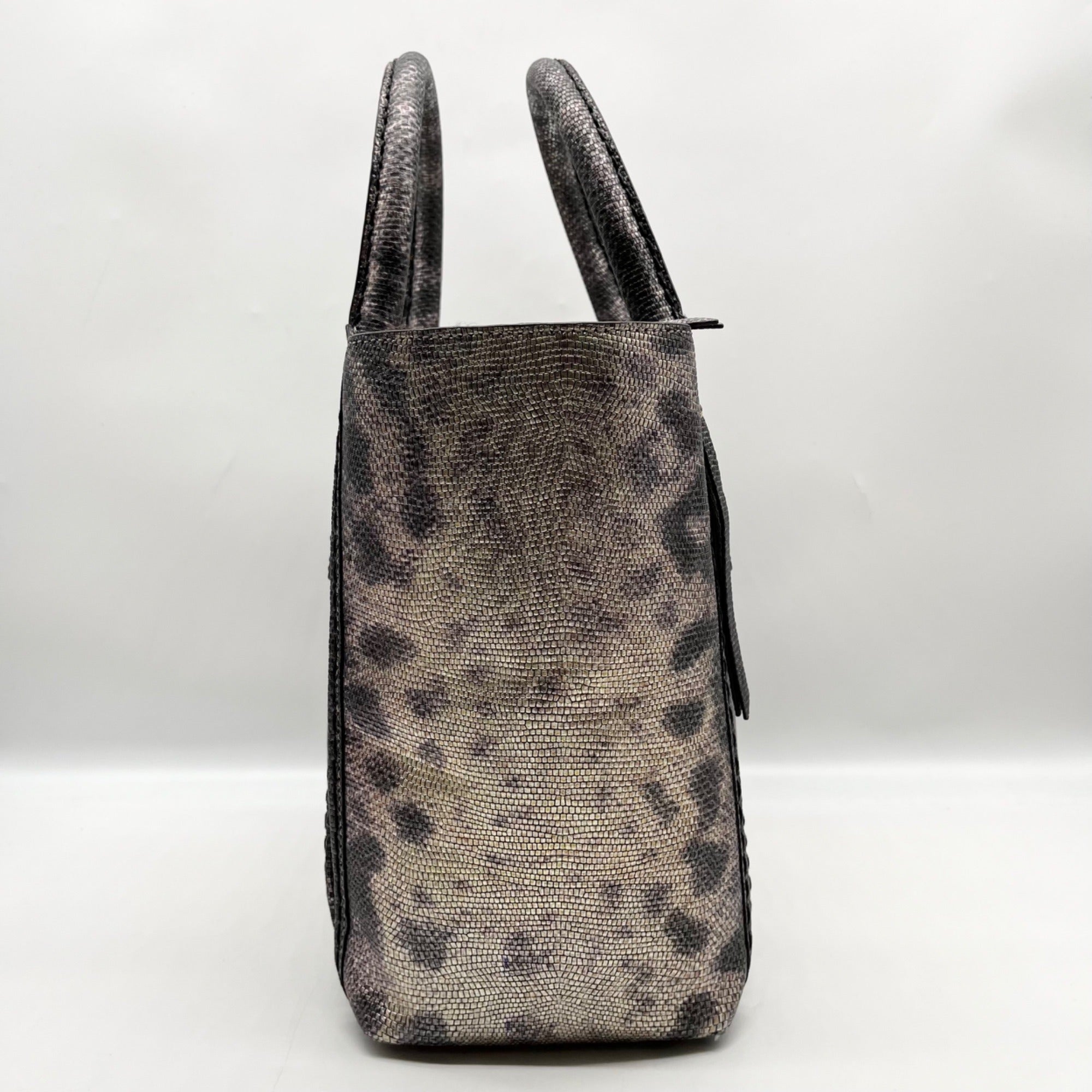 Henri Bendel A List Metallic Lizard Tote Bag