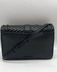 Rebecca Minkoff Black Quilted Leather Chevron Love Crossbody