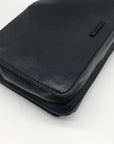 Rebecca Minkoff Black Quilted Leather Chevron Love Crossbody