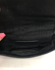 Rebecca Minkoff Black Quilted Leather Chevron Love Crossbody