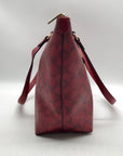 Coach Red Leather Gallery Tote Bag F79609