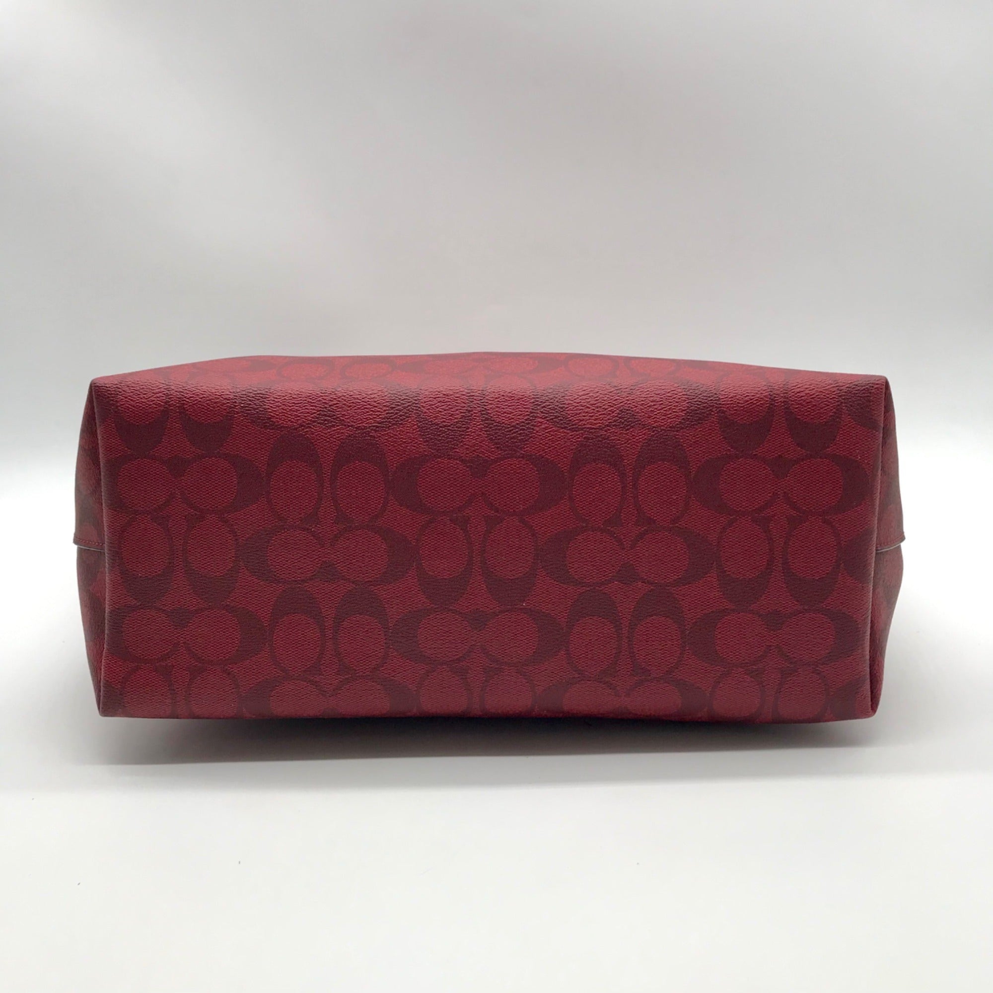 Coach Red Leather Gallery Tote Bag F79609