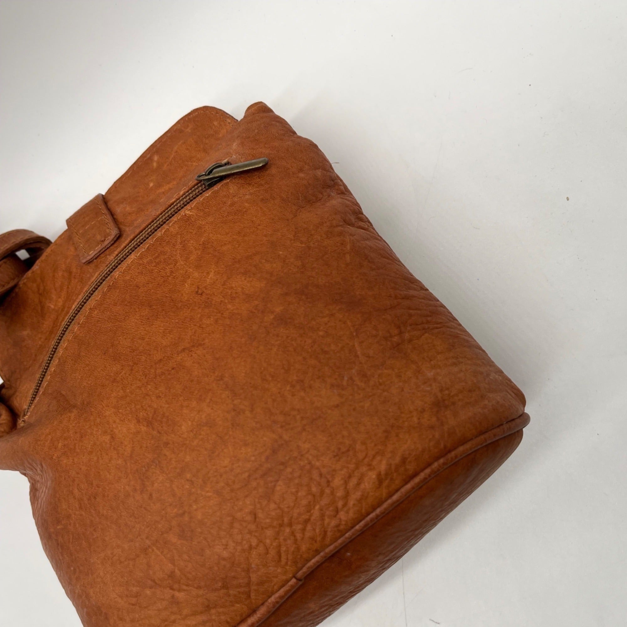 Pelletteria Di Mario Brown Leather Crossbody Bag