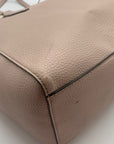 Michael Kors Nude Pebbled Leather Kimberly Large Tote